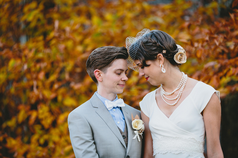 11 Real Lesbian Weddings We Love Equally Wed Modern Lgbtq Weddings Equality Minded Wedding