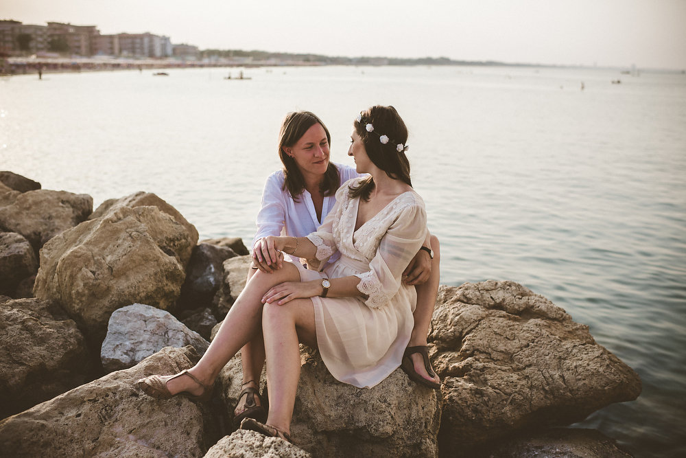 Prevented From Legal Marriage, Italian Lesbians Have Formal "L