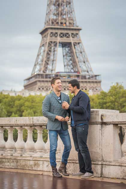 Surprise Eiffel Tower Proposal for ABC News Gio Benitez 