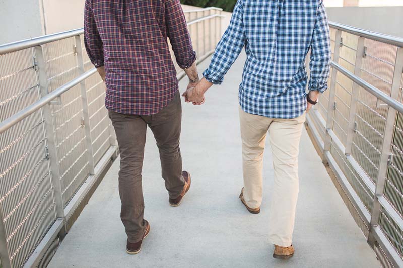 stylish richmond gay engagement