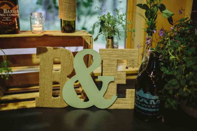 brewery themed Illinois lesbian wedding