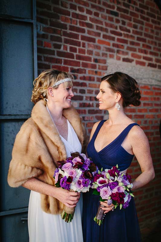 retro brooklyn lesbian wedding