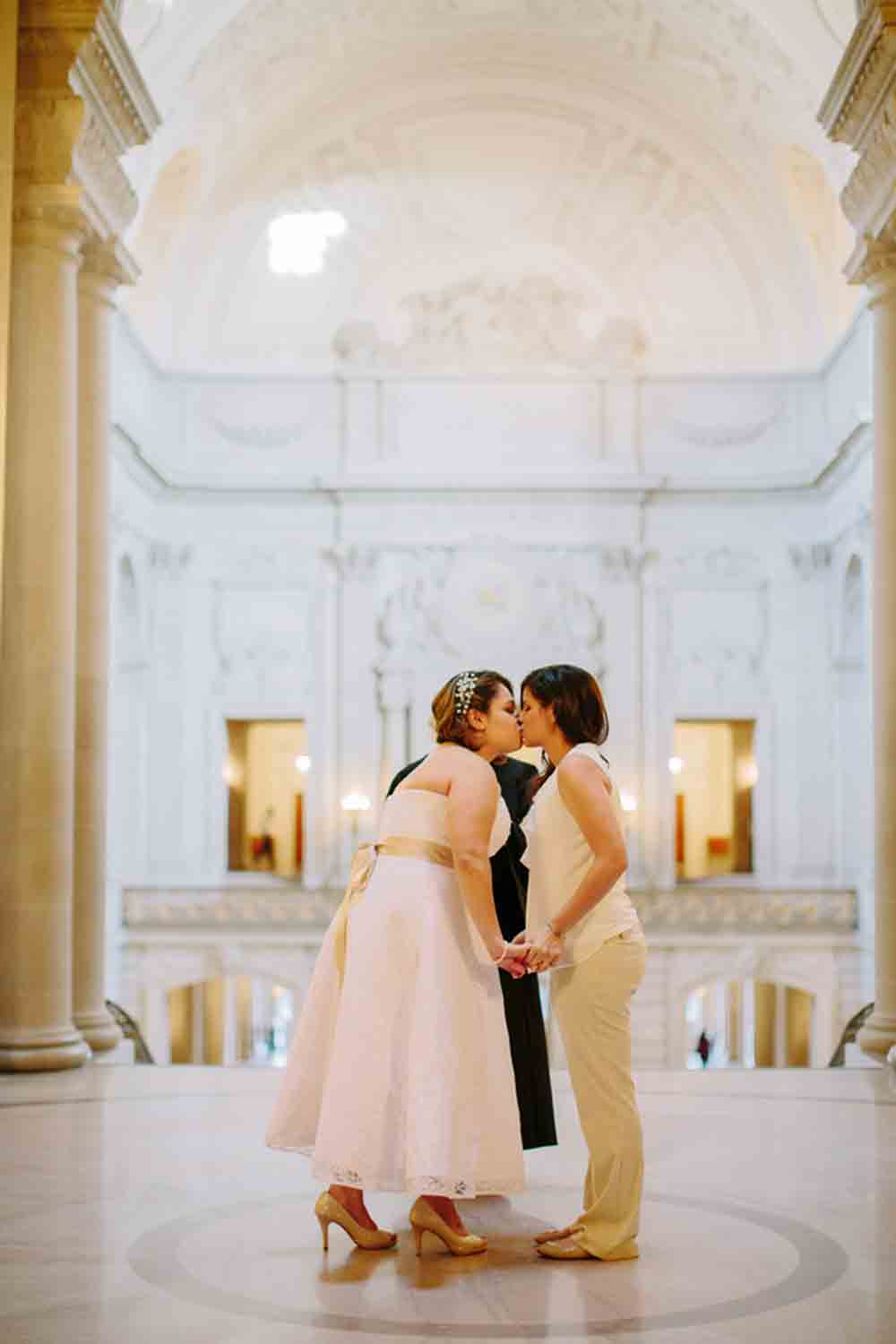 San Francisco city hall lesbian wedding