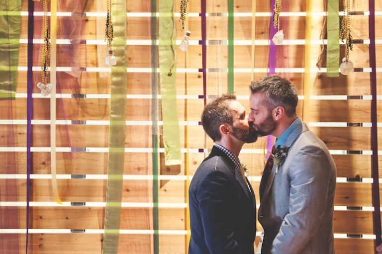 new orleans-themed gay wedding