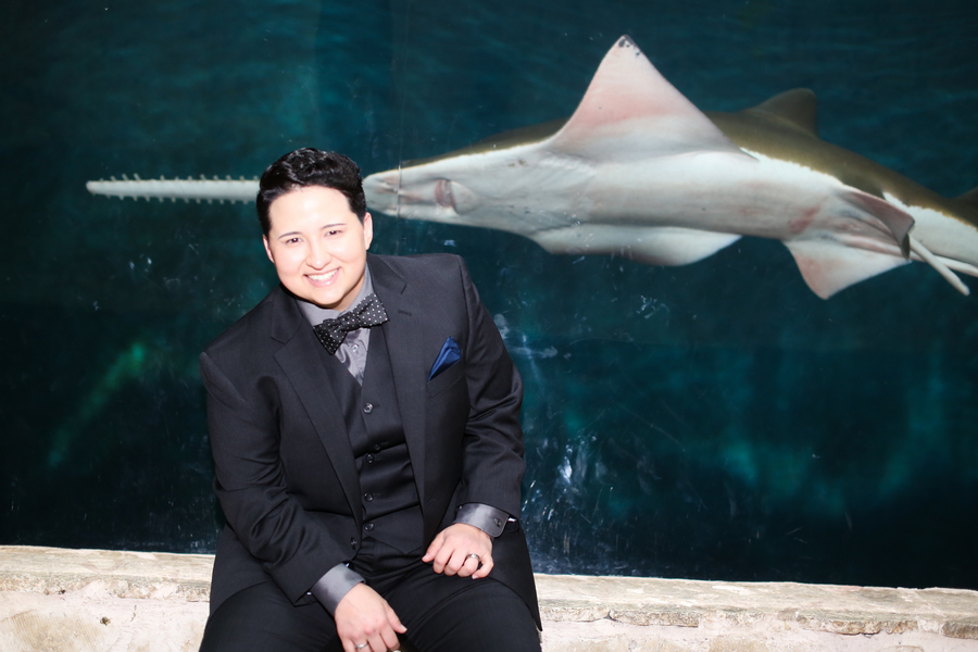Texas Aquarium Lesbian Wedding