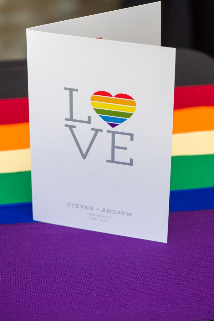 Ohio Rainbow-Themed Gay Wedding
