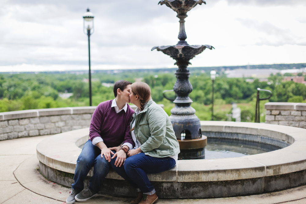 Virginia Park Lesbian Engagement