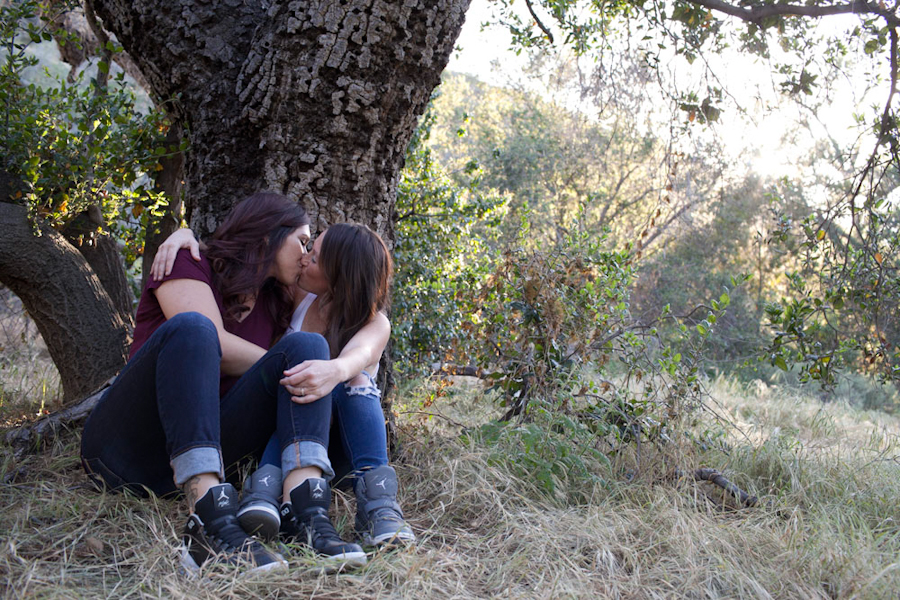 Southern California Valley Lesbian Engagement