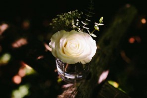 Intimate woodsy DIY fall wedding at Wellspring Spa | flowers