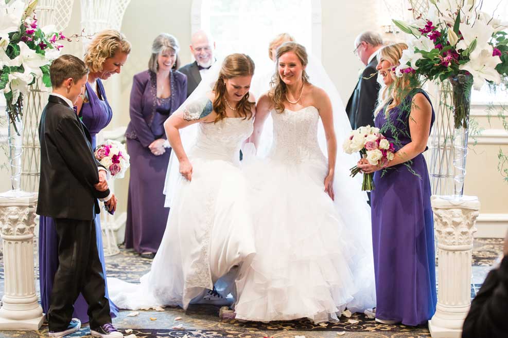 Catholic + Jewish same-sex wedding | The Siena Hotel, Chapel Hill, NC | AO&JO Photography