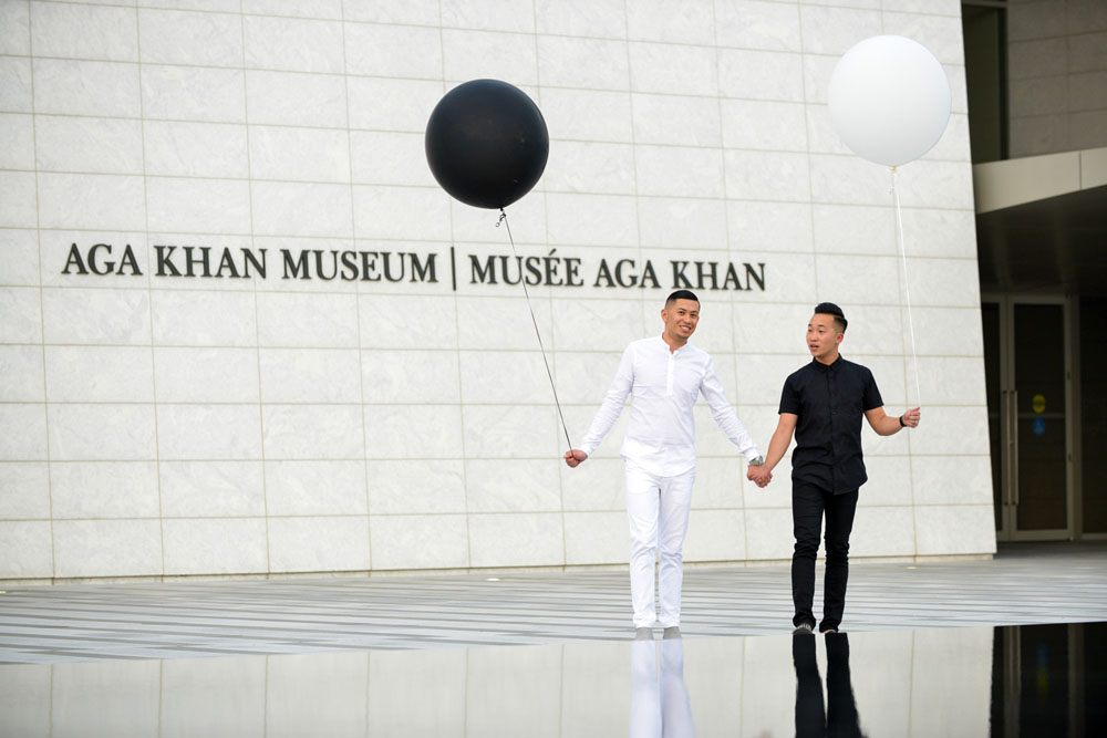 Aga Khan Museum engagement shoot