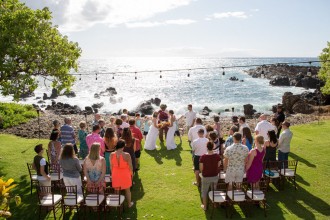 Tropical island celebration in Maui