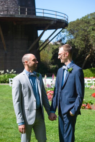 Golden Gate Park wedding with a gay musical surprise