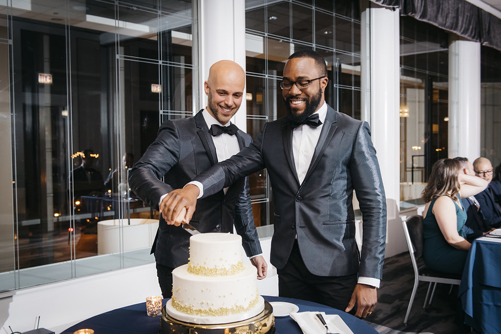 Month-long wedding celebration in Chicago and Capetown