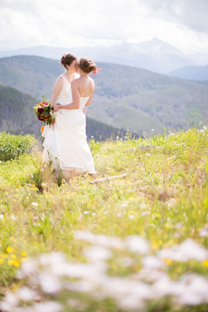 The Vail Deck Colorado wedding in August