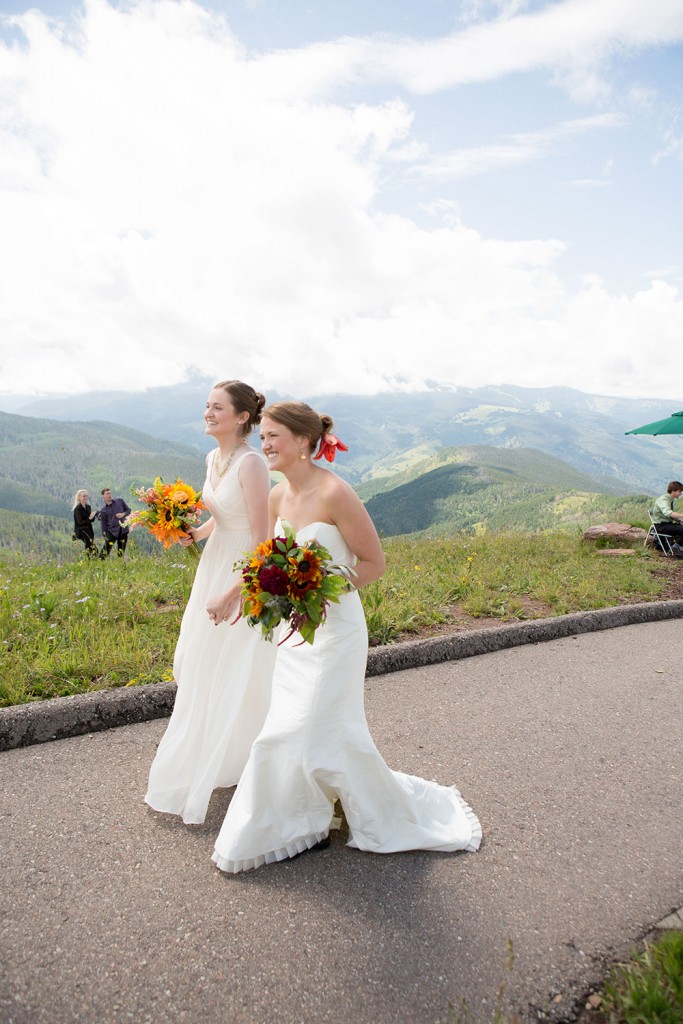 The Vail Deck Colorado wedding in August