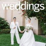 LBT White Shawl Tuxedo graced the cover of Martha Stewart Weddings in August 2022, featuring an extraordinary LGBTQIA+ wedding