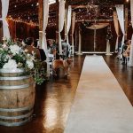 Barn indoor wedding