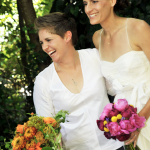 Brides' photo time in Guerneville