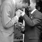 Post-ceremony moments together