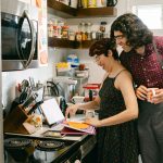 Arianna & Derek's at-home engagement session