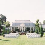 The stunning conservatory of Reynolda Gardens makes the best ceremony backdrop.