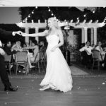 Patio Room Dance Floor and Garden Wedding. 
