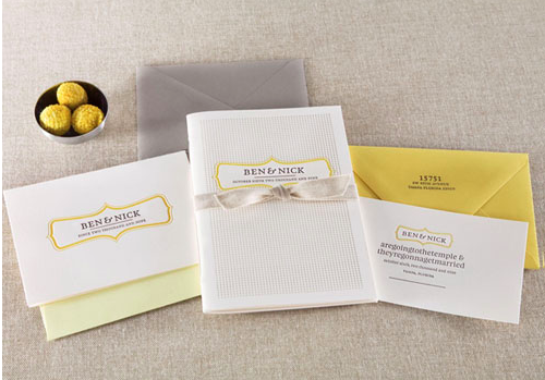 Signed, sealed and delivered: fall wedding invitations