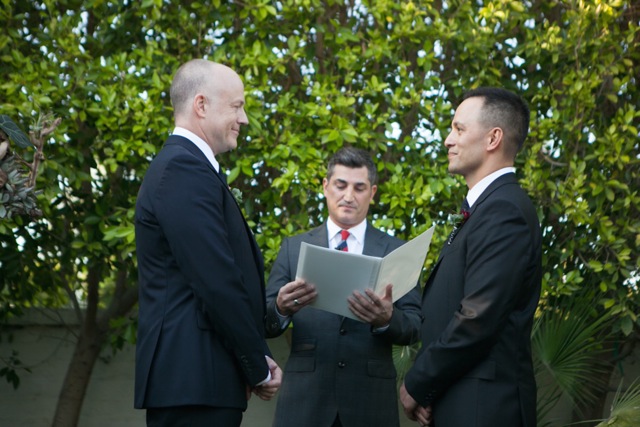 grooms wedding vows Michael Segal Photography