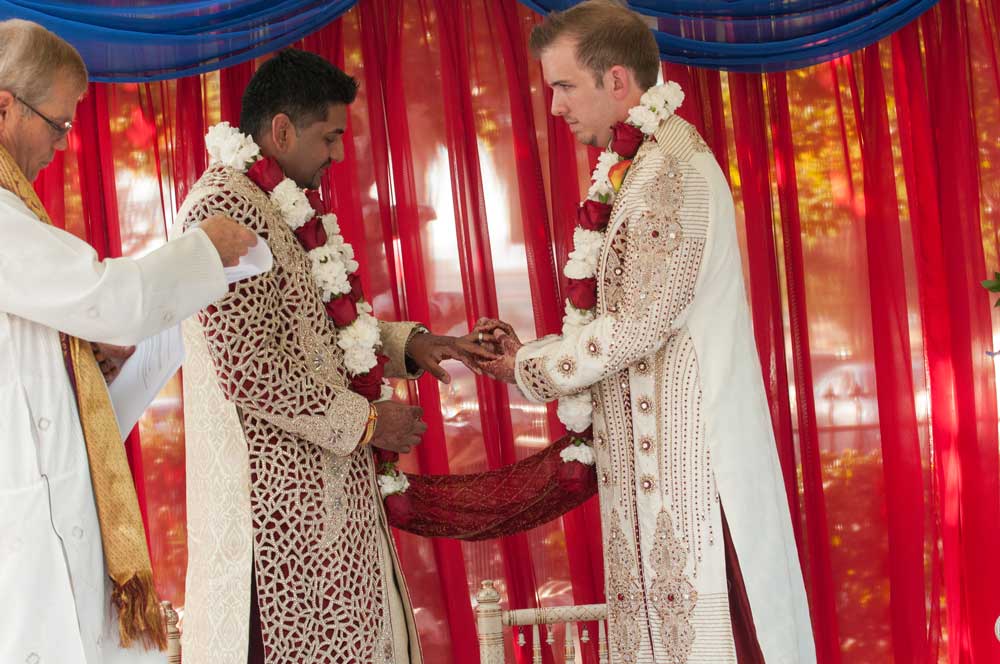 neil-elias-LGBTQ-indian-wedding-vows-ring-exchange