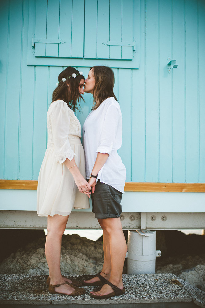 Prevented From Legal Marriage Italian Lesbians Have Formal Love Photo Session Equally Wed 