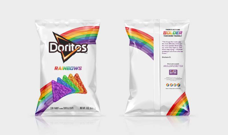 Rainbow Doritos Raising Money for LGBT Youth