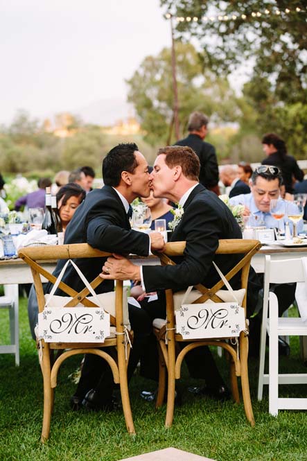 gay wedding kiss mr and mir
