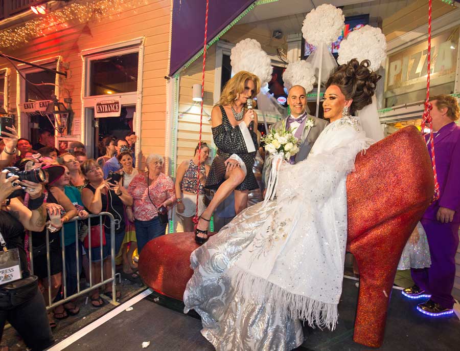 Key West New Year’s Eve Drag Queen Gay Wedding