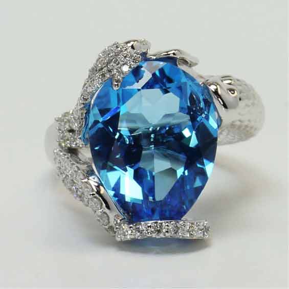 blue topaz engagement ring