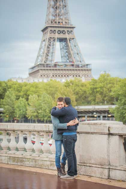 Surprise Eiffel Tower Proposal for ABC News Gio Benitez 