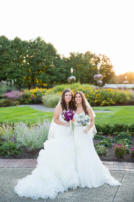 Ohio Botanical Lesbian Wedding Equally Wed Lgbtq Wedding Magazine 