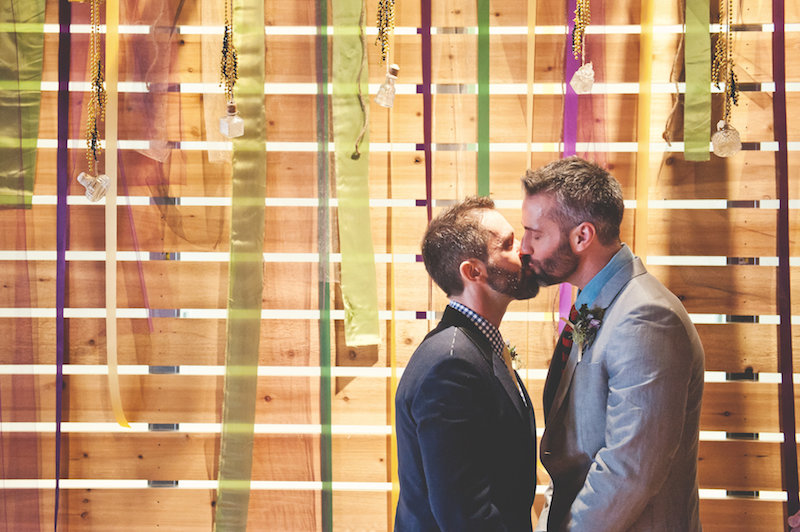 new orleans-themed gay wedding