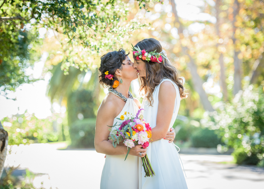 California Villa Modern Lesbian Wedding Equally Wed