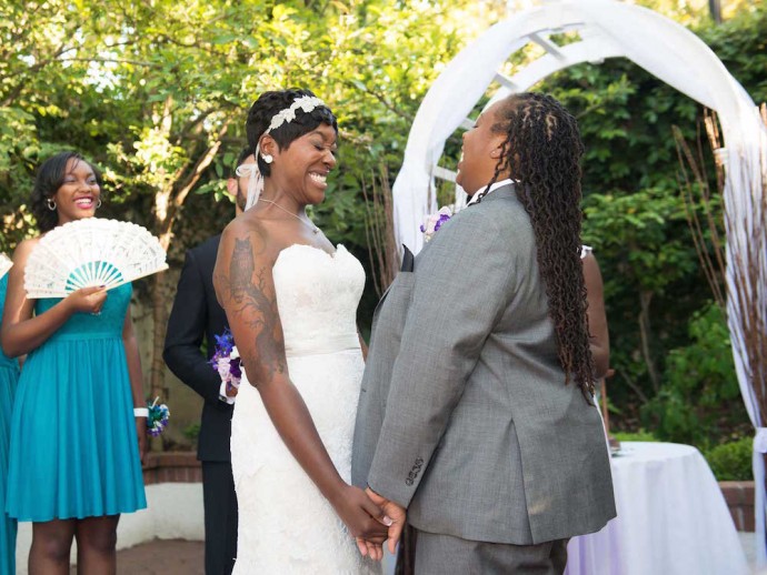 Vegan Lesbian Black California Wedding 24 Equally Wed Modern Lgbtq