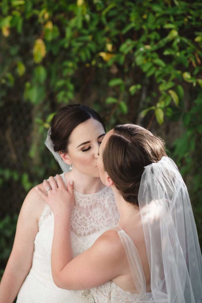 Coral And Turquoise Atlanta Lesbian Wedding - Equally Wed -7919