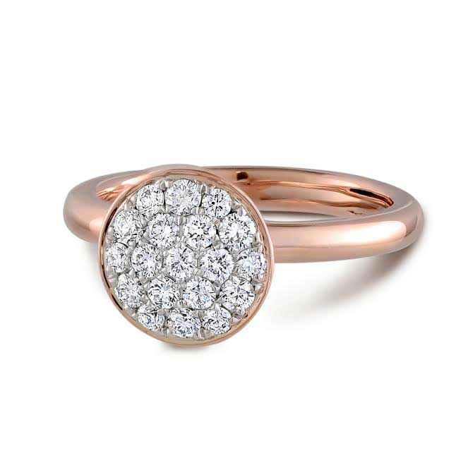 Rosalynn Carter: Hulchi Belluni Pave Diamond Cluster Ring, $2,800, Ritani