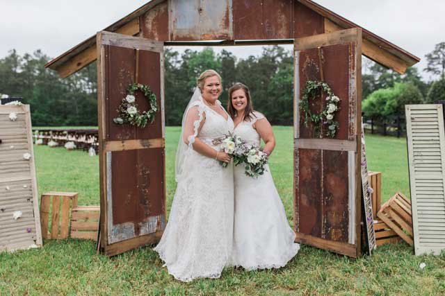 Rustic garden DIY wedding | The Little Herb House, North Carolina