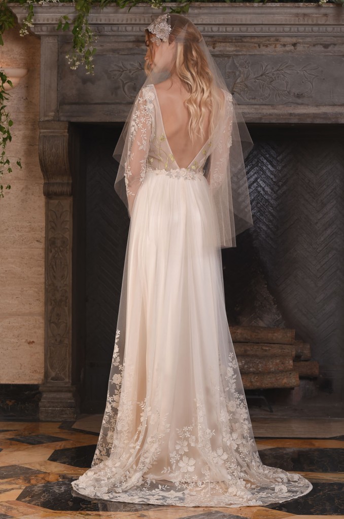 Claire Pettibone dresses for a winter wedding | Equally Wed