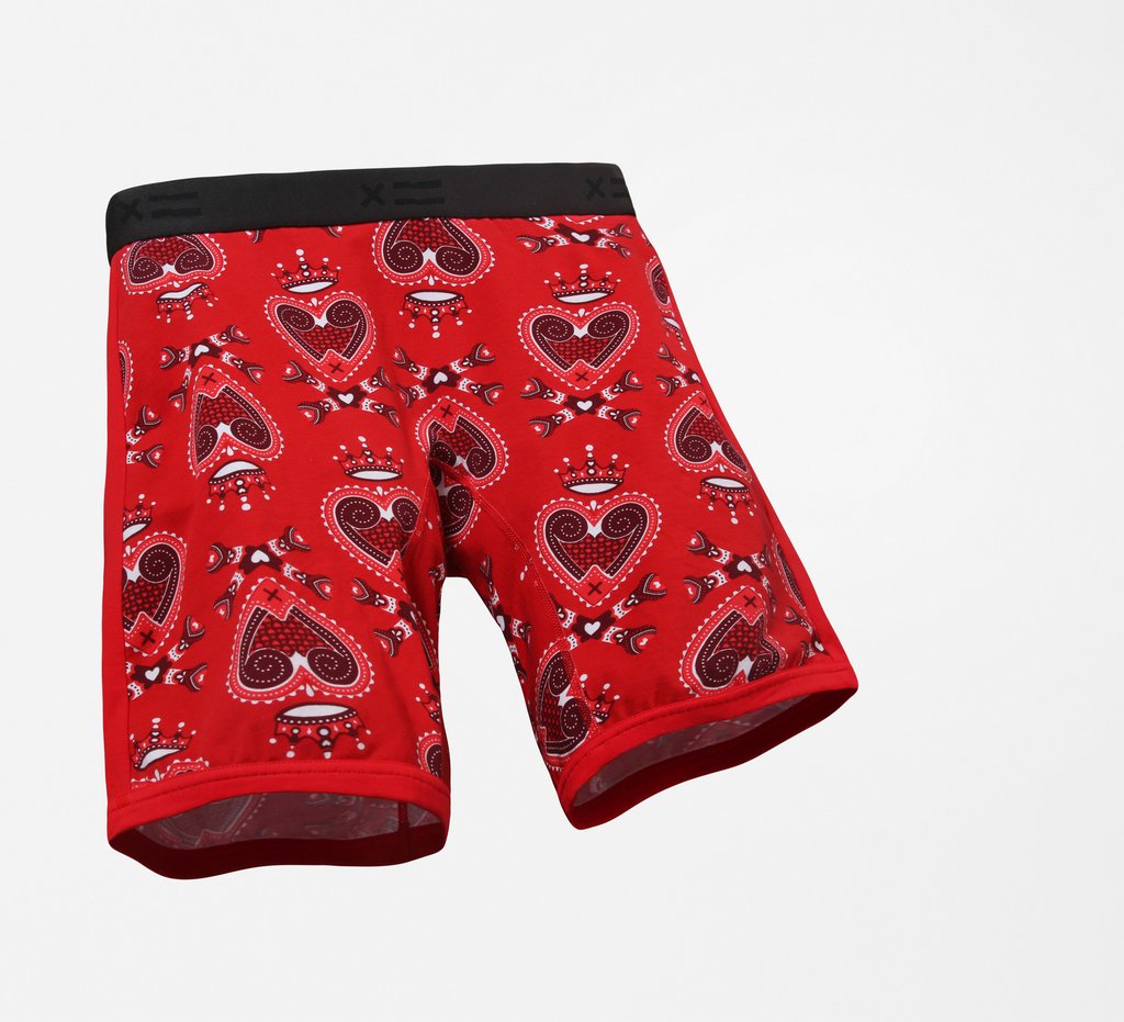 Valentine's Day gifts boxers red hearts Tomboyx