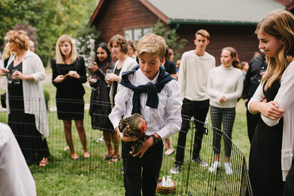 Photo via Woodstock wedding with petting zoo and fire eater on Equally Wed