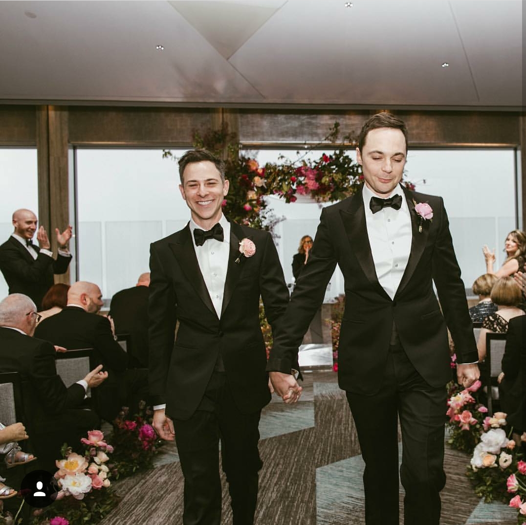 Actor Jim Parsons married partner of 14 years