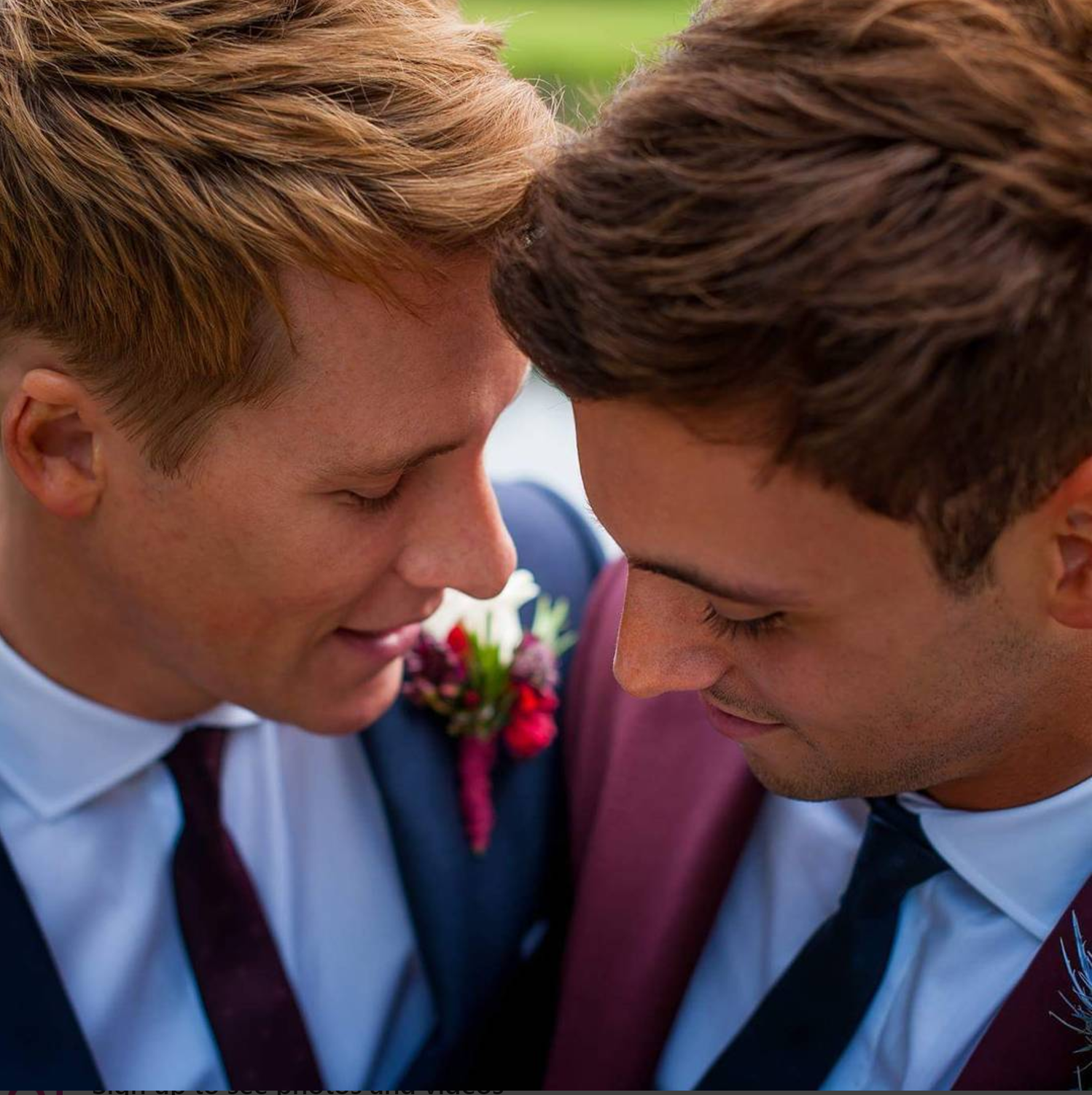Olympic Diver Tom Daley marries partner film director and screenwriter Dustin Lance Black