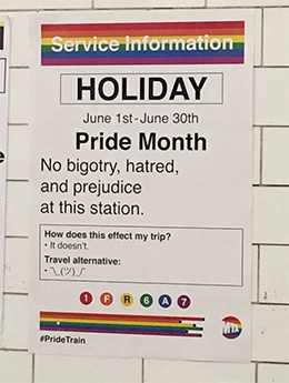 All aboard the Pride Train