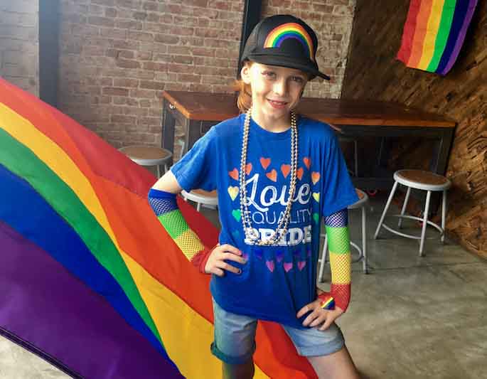 C.J. Duron has identified as gender nonconforming since he was five-years-old. Photo: Lori Duron
